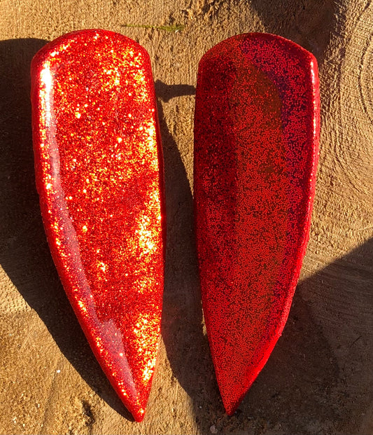 Red Sparkle Jamila Earrings